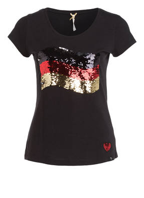 KEY LARGO T-Shirt mit Wendepailletten