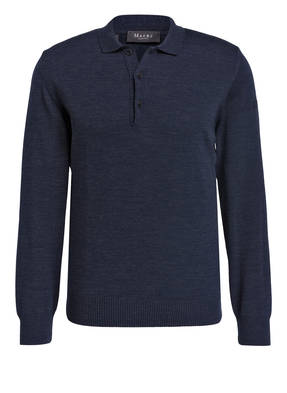 MAERZ MUENCHEN Schurwoll-Pullover mit Polokragen