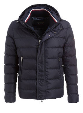 PAUL & SHARK Daunenjacke mit abnehmbarer Kapuze
