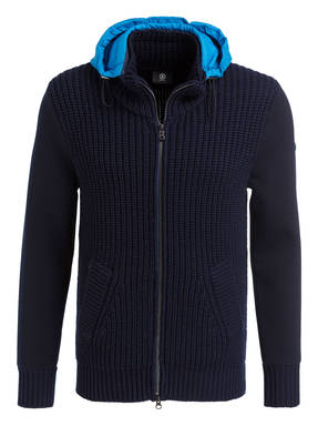 BOGNER Strickjacke QUINN mit abnehmbarer Kapuze
