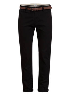 DSTREZZED Chino Slim Fit mit Ledergürtel