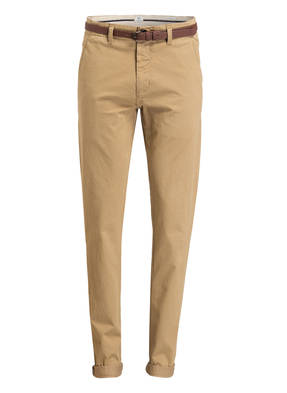 DSTREZZED Chino Slim Fit mit Ledergürtel