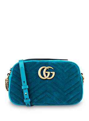 GUCCI Samt-Umhängetasche GG MARMONT SMALL