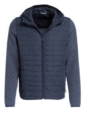 me°ru' Hybrid-Fleecejacke MACKAY im Materialmix