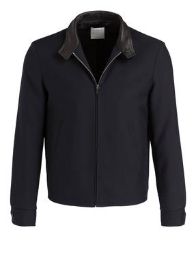 sandro Blouson mit Lederkragen
