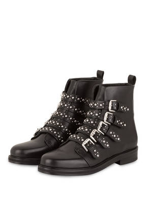 maje Boots mit Schmucksteinbesatz