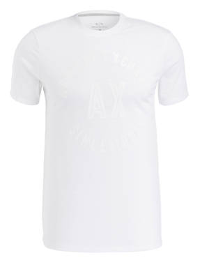 ARMANI EXCHANGE T-Shirt mit monochromem Label-Print
