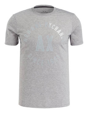 ARMANI EXCHANGE T-Shirt mit monochromem Label-Print