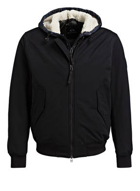 ARMANI EXCHANGE Blouson mit herausnehmbarer Weste und Felloptik-Futter