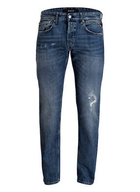 REPLAY Destroyed-Jeans GROVER Tapered Fit