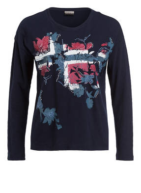 NAPAPIJRI Longsleeve SAENTIS mit Stickereien und Nietenbesatz