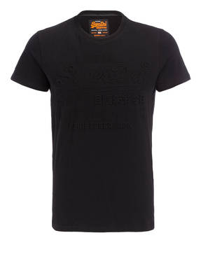 Superdry T-Shirt mit monochromer Label-Prägung