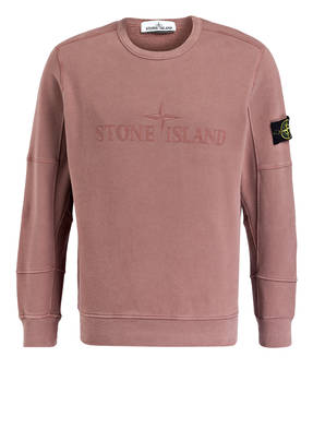 STONE ISLAND Sweatshirt mit monochromem Label-Stitching