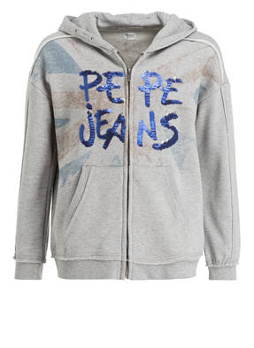 Pepe Jeans Sweatjacke mit Wendepailletten