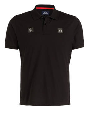 LA MARTINA Piqué-Poloshirt Regular Fit aus der MASERATI POLO TOUR Kollektion