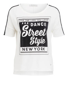 monari T-Shirt mit Strasssteinbesatz