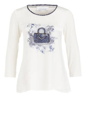 just white Shirt mit 3/4-Arm