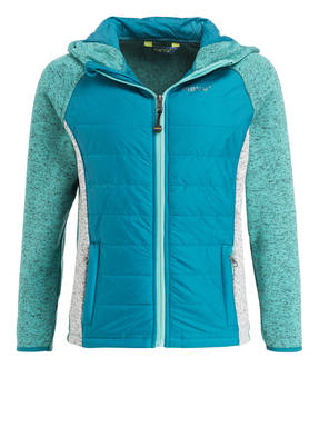 me°ru' Fleecejacke PRAG im Materialmix