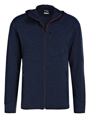 icebreaker Kapuzen-Fleecejacke DESCENDER mit Merinowolle-Anteil