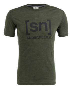 super.natural T-Shirt ESSENTIAL I.D. mit Merinowolle-Anteil