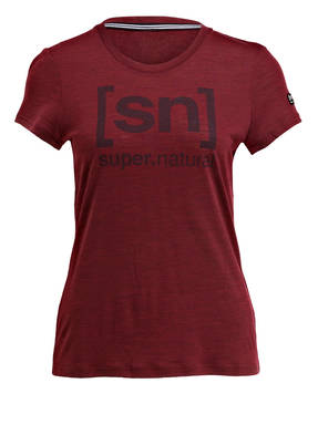 super.natural T-Shirt ESSENTIAL I.D. mit Merinowolle-Anteil