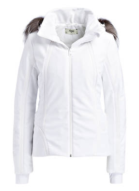 FENDI Skijacke mit abnehmbarem Echtpelzbesatz