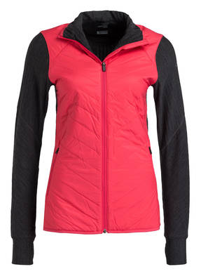 icebreaker Jacke im Materialmix DESCENDER HYBRID mit Merinowolle-Anteil
