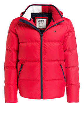 TOMMY JEANS Daunenjacke ESSENTIAL mit abnehmbarer Kapuze