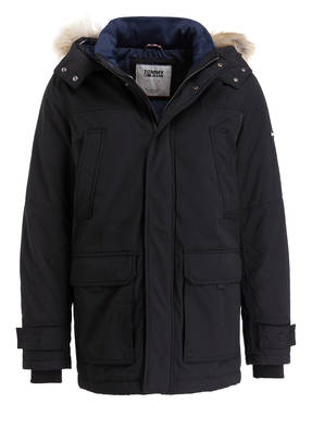 TOMMY JEANS Parka mit Kunstpelzbesatz