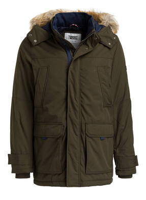 TOMMY JEANS Parka mit Kunstpelzbesatz