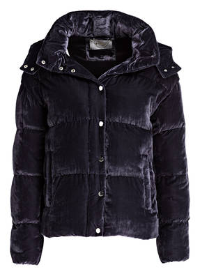 rich&royal Samt-Steppjacke