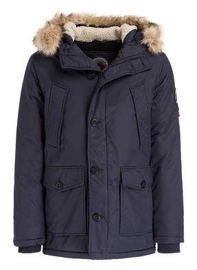 Superdry Parka EVEREST mit Kunstpelzbesatz