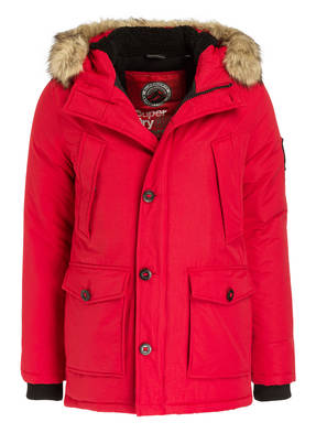 Superdry Parka EVEREST mit Kunstpelzbesatz