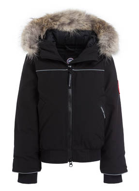 CANADA GOOSE Daunenjacke GRIZZLY mit Echtpelzbesatz
