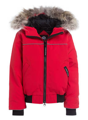 CANADA GOOSE Daunenjacke GRIZZLY mit abnehmbaren Echtfellbesatz