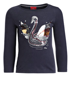 s.Oliver Longsleeve mit Wendepailletten