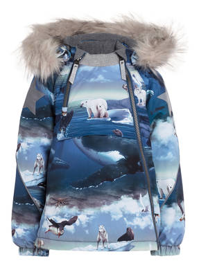 molo Jacke HOPLA mit Kunstpelzbesatz