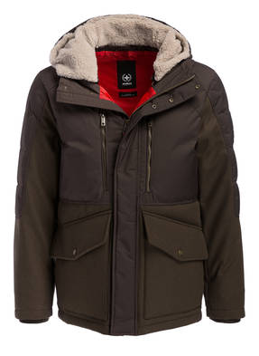 strellson Daunenjacke S.C. URBAN mit Kunstfellbesatz
