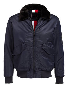 TOMMY HILFIGER Blouson mit Kunstpelzbesatz