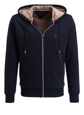 TOMMY HILFIGER Sweatjacke mit Teddyfellfutter