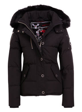 MOOSE KNUCKLES Daunenjacke mit Echtpelzbesatz