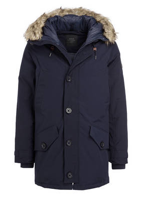 POLO RALPH LAUREN Daunenparka mit Kunstfellbesatz