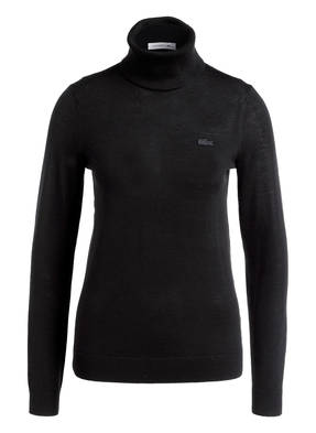 LACOSTE Rollkragenpullover aus Merinowolle