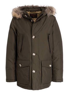 WOOLRICH Daunenparka mit Echtpelzbesatz