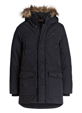 TOMMY HILFIGER Parka mit Kunstpelzbesatz