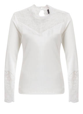 FREEQUENT Shirt mit Spitzeneinsatz