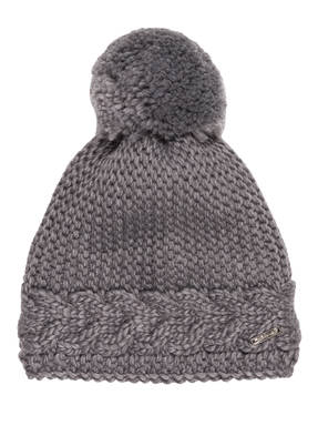 CAPO Mütze FLORA POM mit Teddyfell-Bommel