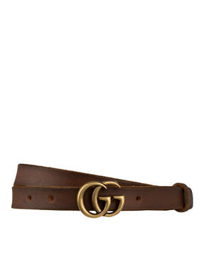 GUCCI Ledergürtel GG MARMONT