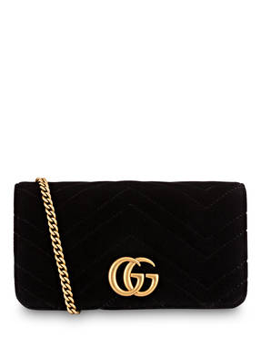 GUCCI Samt-Umhängetasche GG MARMONT