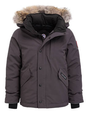 CANADA GOOSE Daunenjacke LOGAN mit Echtpelzbesatz